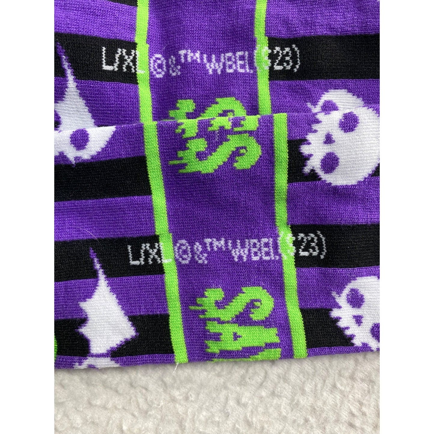 Beetlejuice Themed Halloween Socks #5765