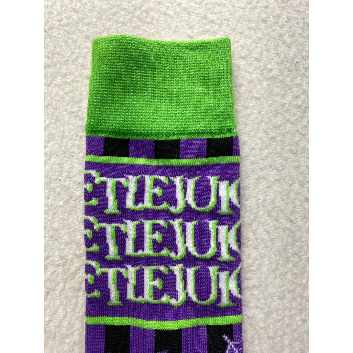 Beetlejuice Themed Halloween Socks #5765