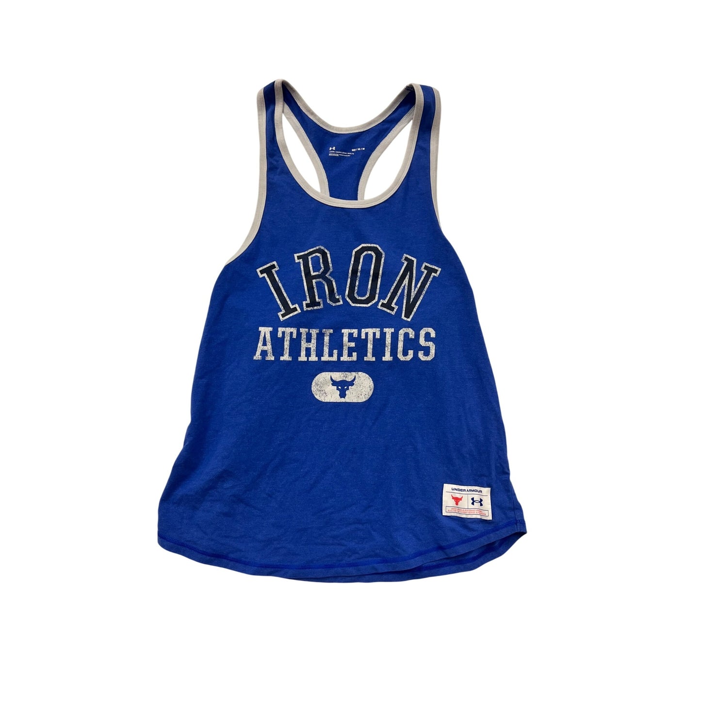 Men’s Under Armour Project Rock Iron Athletics Tank Top #2889