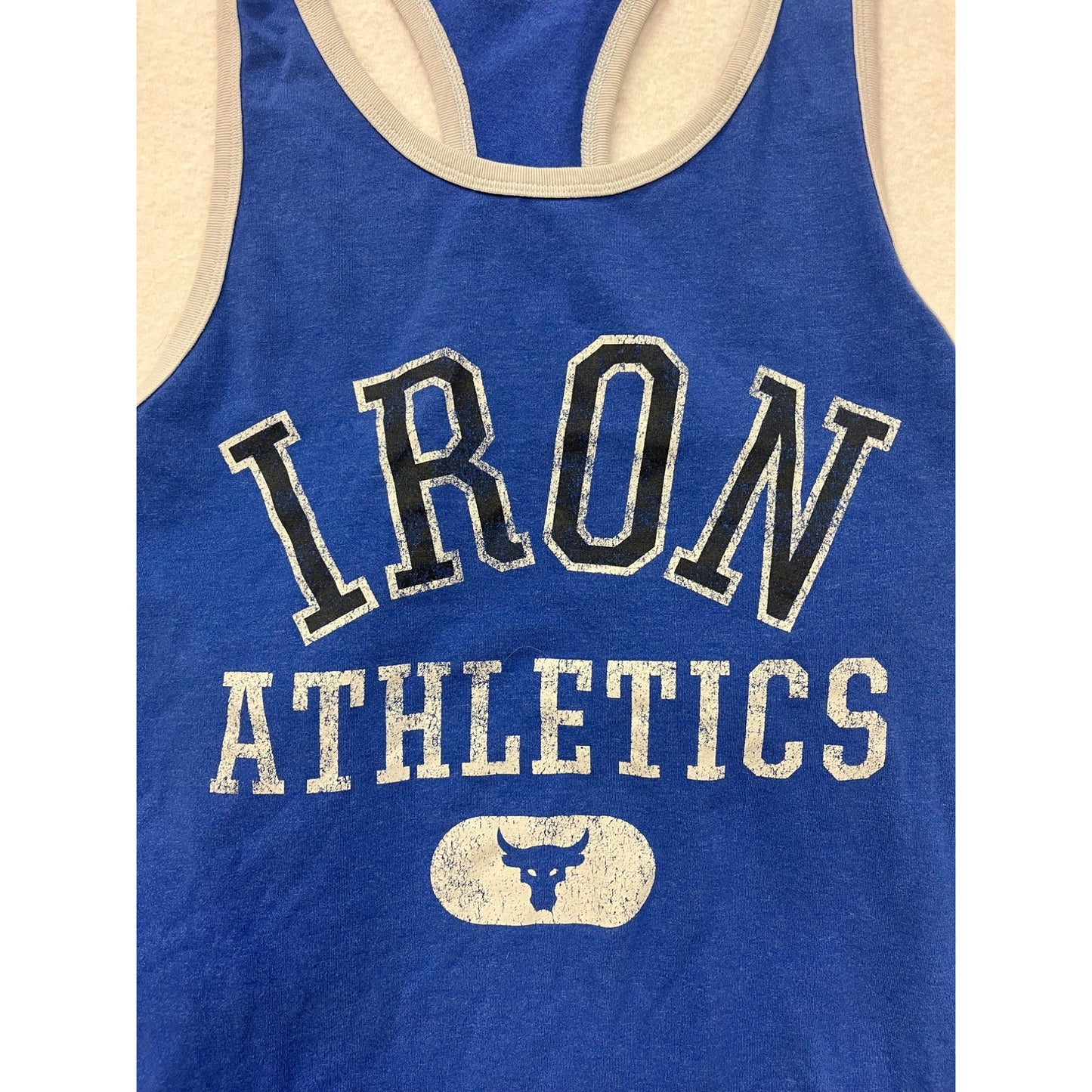 Men’s Under Armour Project Rock Iron Athletics Tank Top #2889