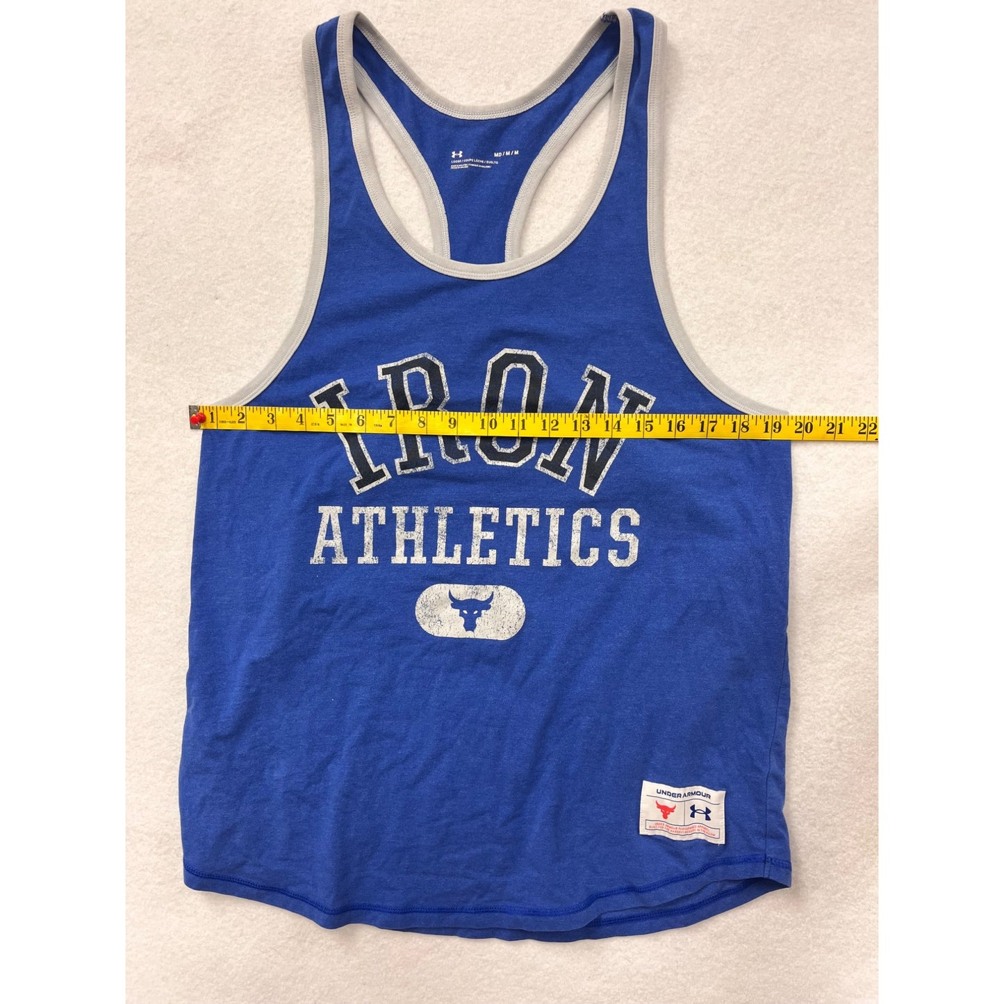 Men’s Under Armour Project Rock Iron Athletics Tank Top #2889