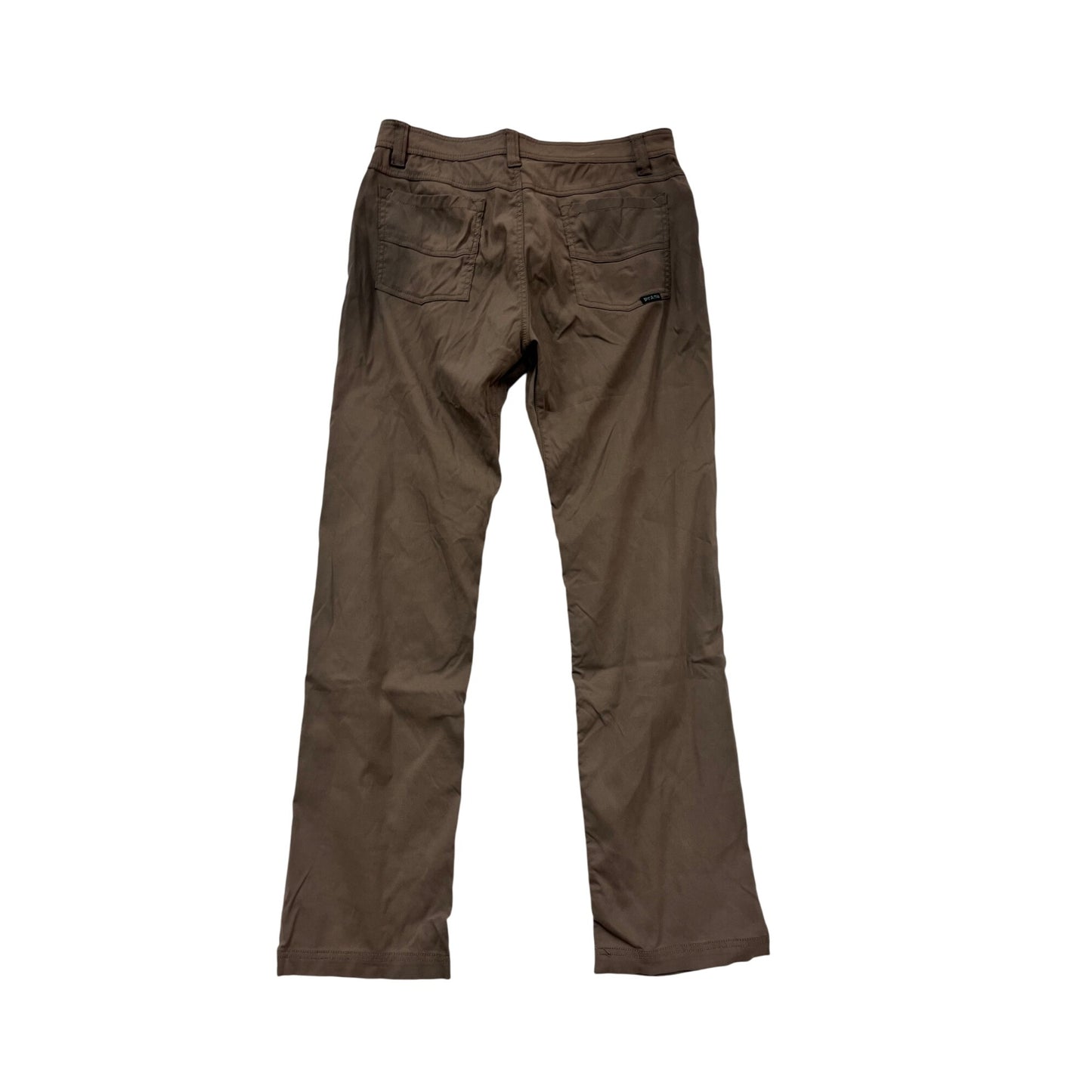PrAna Mens Khaki Brown Pants 33W X 32L Slim Fit #946A