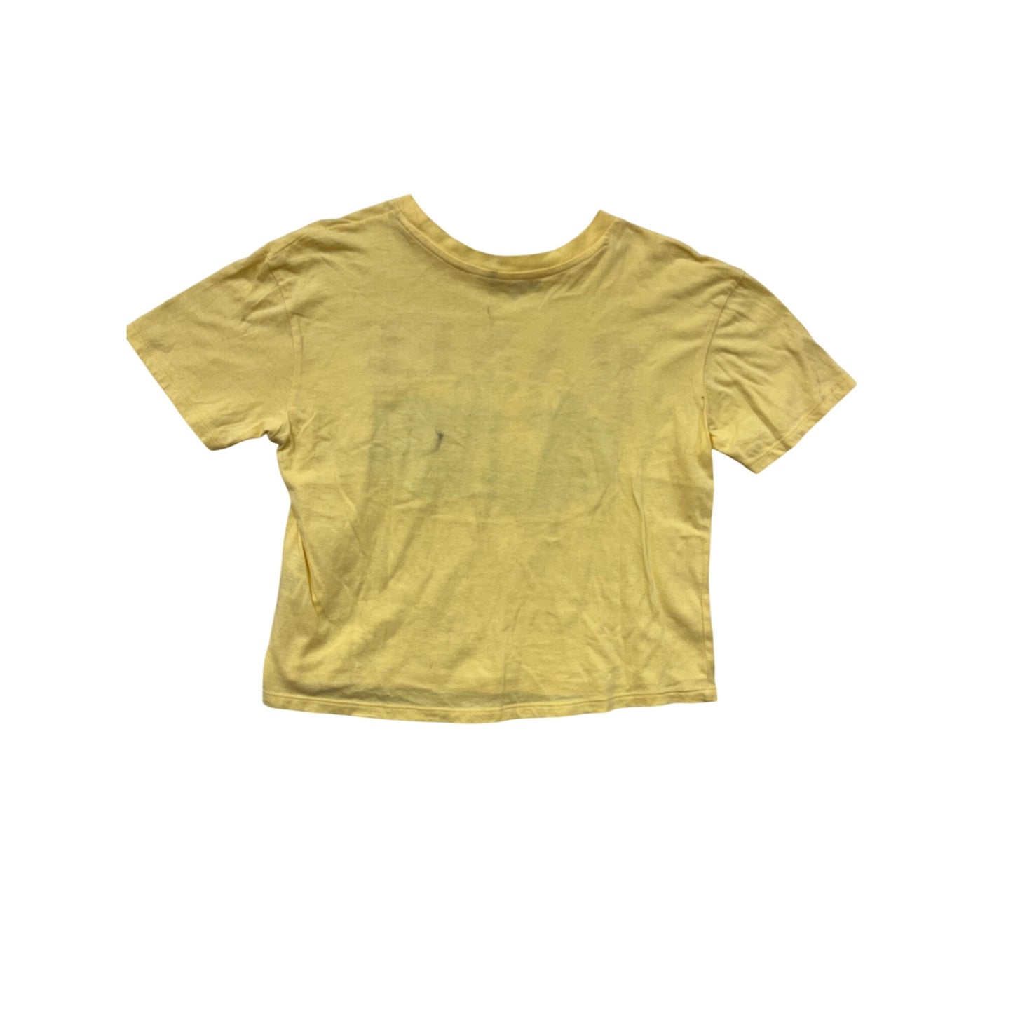 Vintage-Style Yellow Banff National Park Graphic T-Shirt Womens S #11A