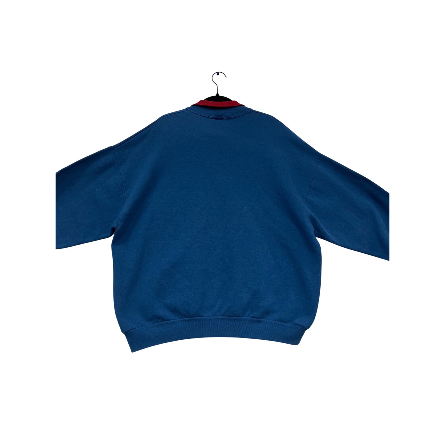 Vintage Jerzees 2X Blue Holiday Sweatshirt #992A