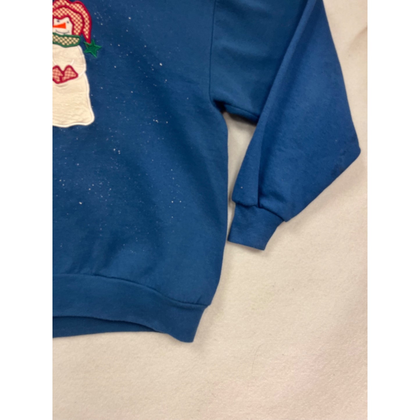 Vintage Jerzees 2X Blue Holiday Sweatshirt #992A