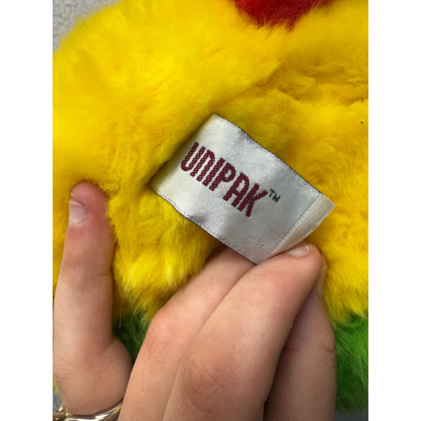 Colorful Plush Parrot Stuffed Animal #125B