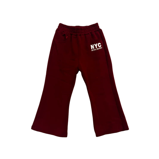 Girls NYC Flared Sweats #2508