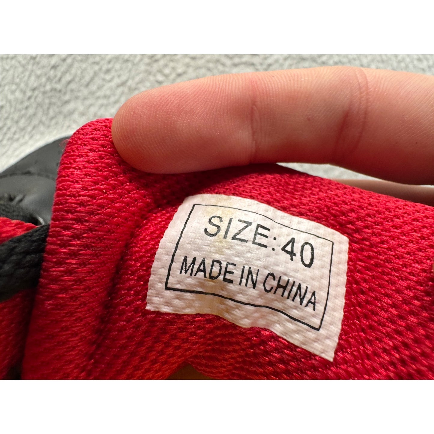 Black & Red Roller Shoes With Wheels #133B