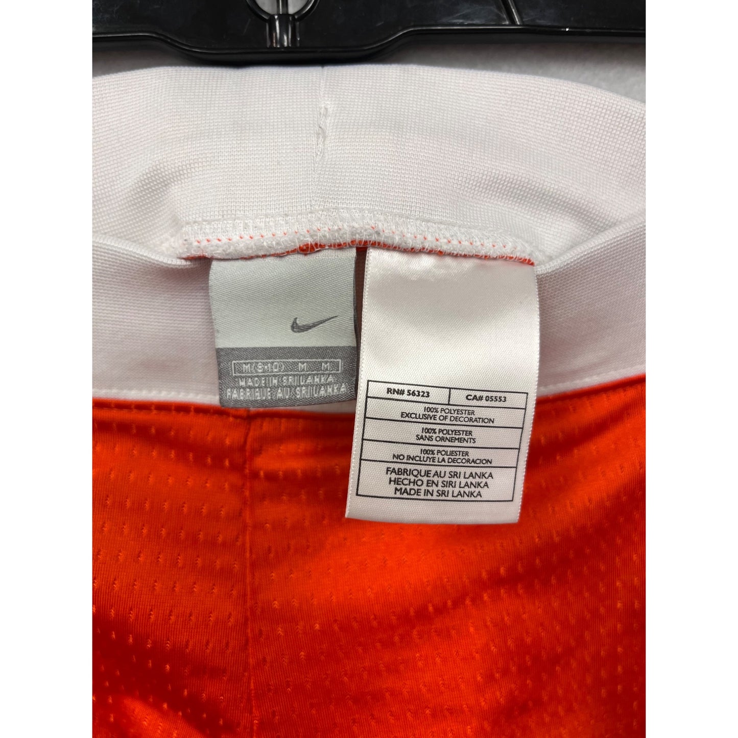Nike Womens Medium Orange Dri-Fit Athletic Shorts #8059