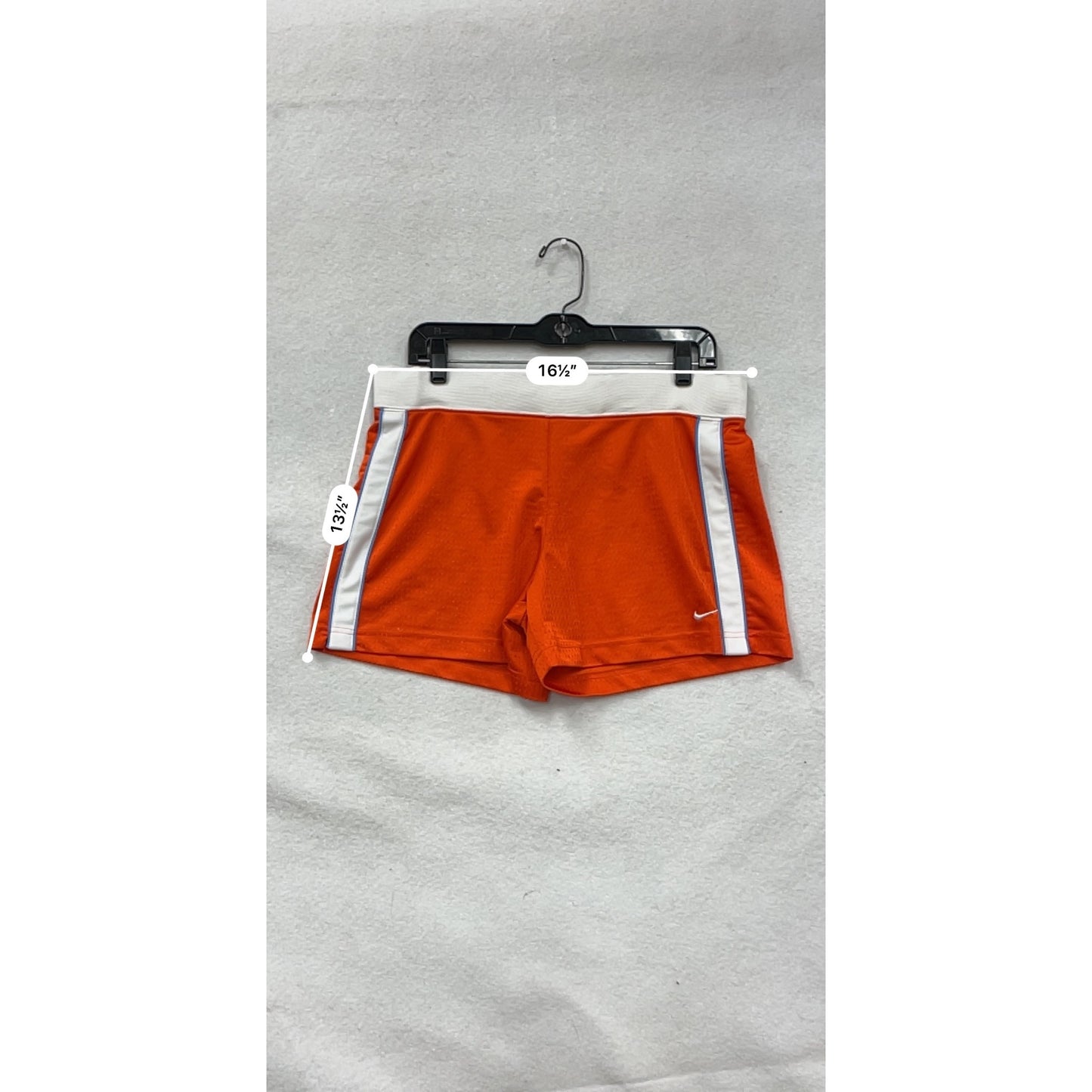Nike Womens Medium Orange Dri-Fit Athletic Shorts #8059