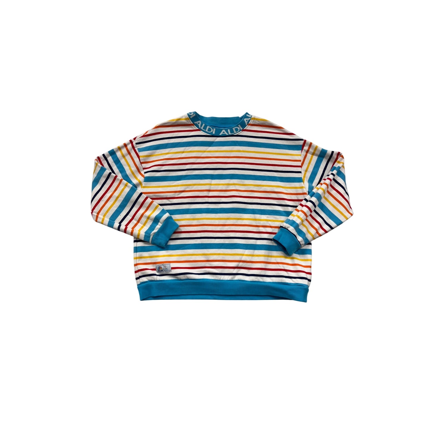 Aldi Gear XL Striped Crewneck Sweatshirt #8646