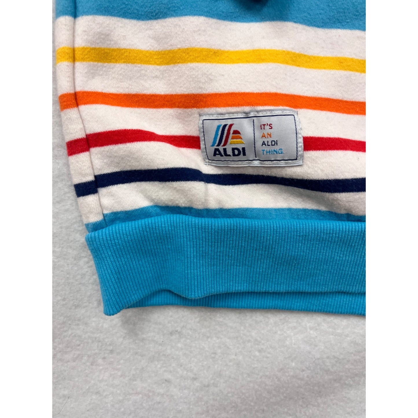 Aldi Gear XL Striped Crewneck Sweatshirt #8646