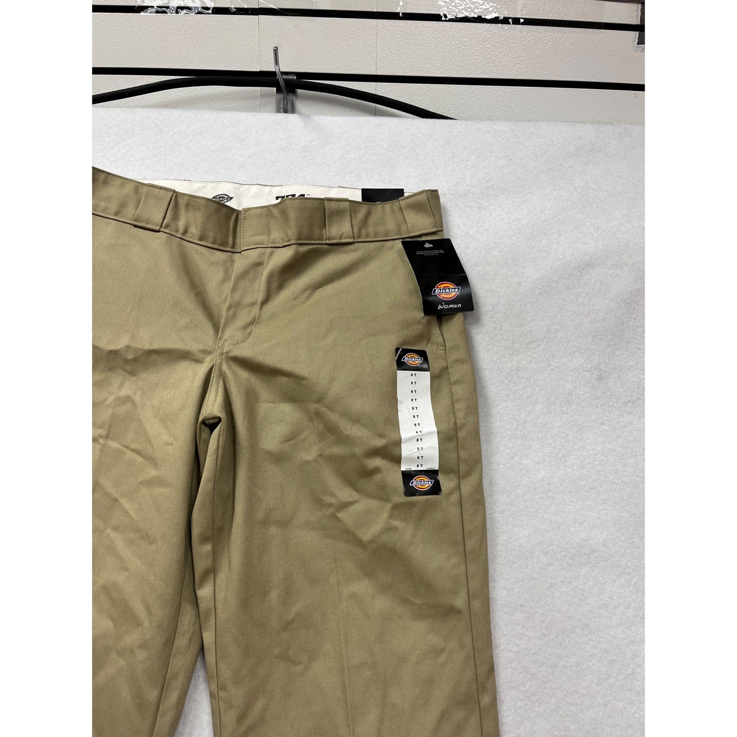 Dickies 774 Work Pant Low Rise Straight Leg Khaki Size 8T #8820