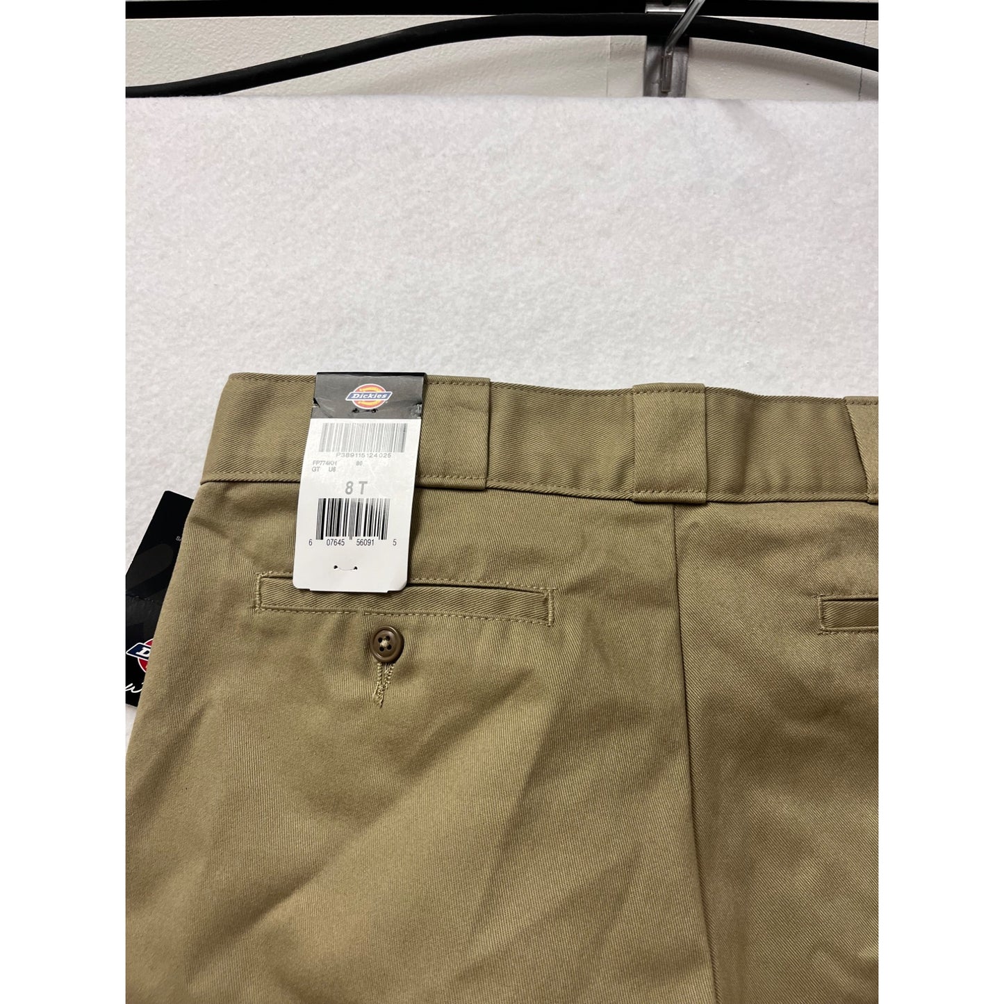Dickies 774 Work Pant Low Rise Straight Leg Khaki Size 8T #8820