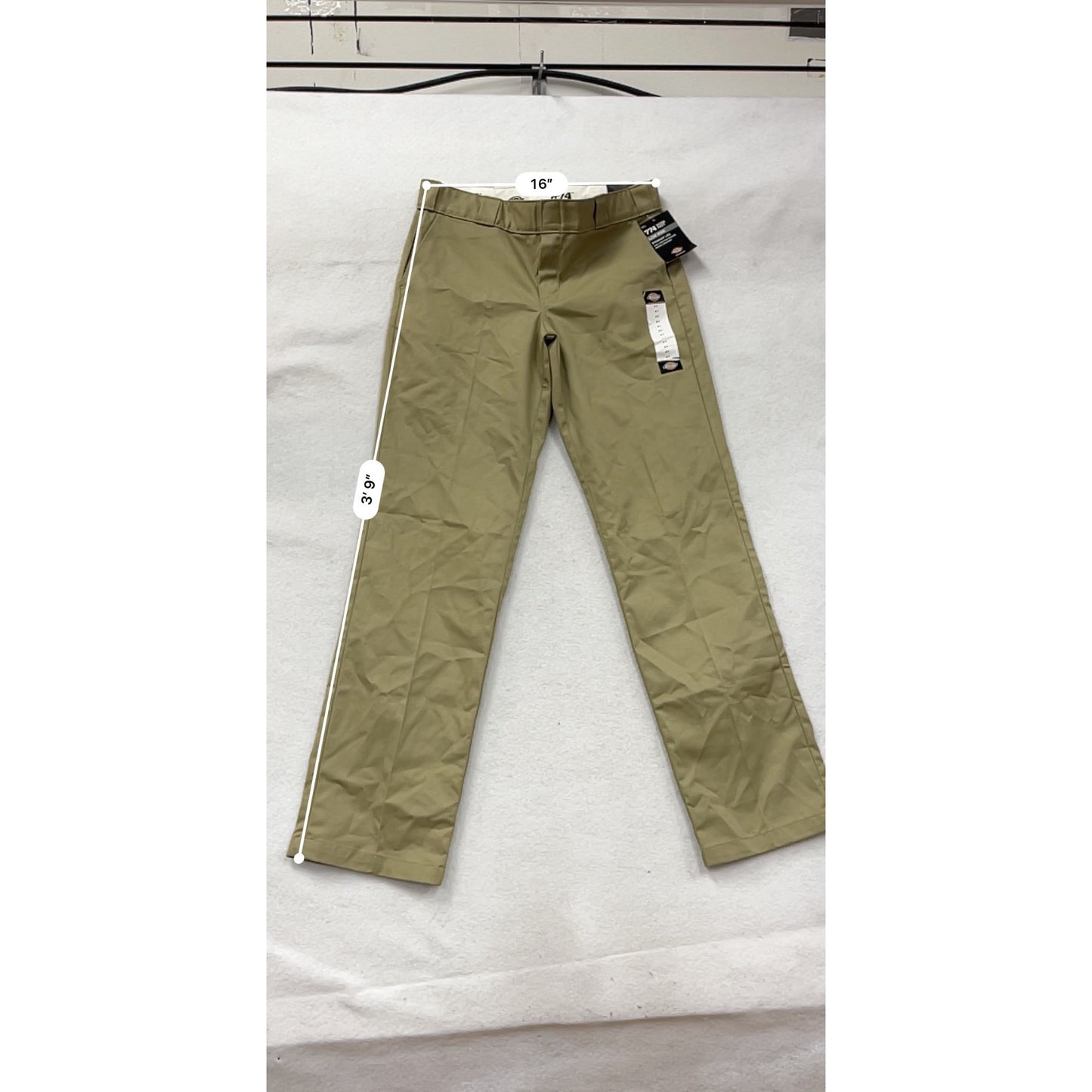 Dickies 774 Work Pant Low Rise Straight Leg Khaki Size 8T #8820