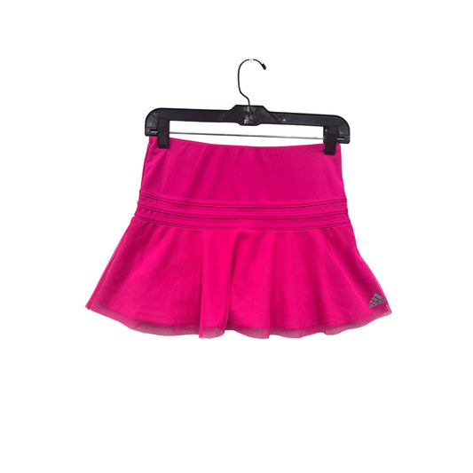 Adidas Womens Small Pink Athletic Tennis Skirt #8454