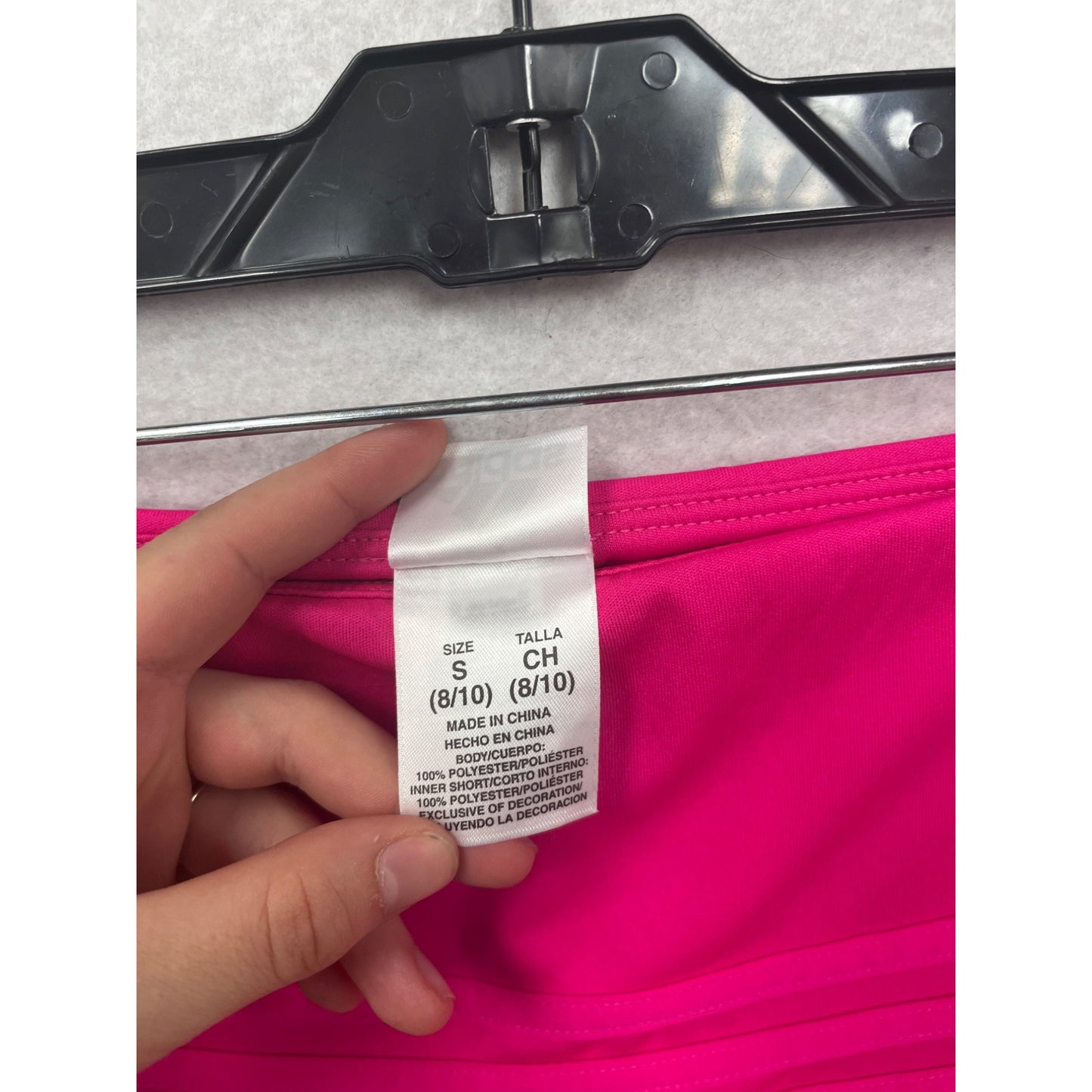 Adidas Womens Small Pink Athletic Tennis Skirt #8454