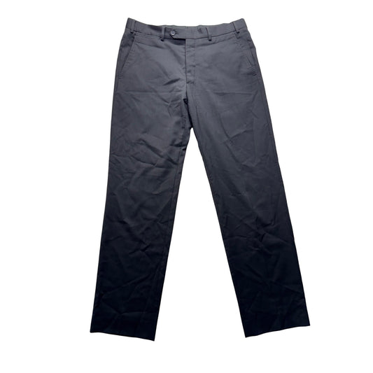 Armani Mens Black Dress Pants Size 48 Wool & Viscose Blend Made In China #7951