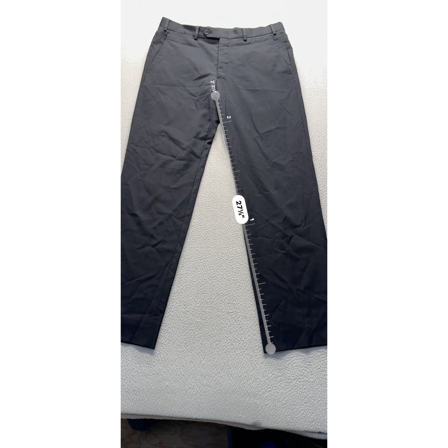 Armani Mens Black Dress Pants Size 48 Wool & Viscose Blend Made In China #7951