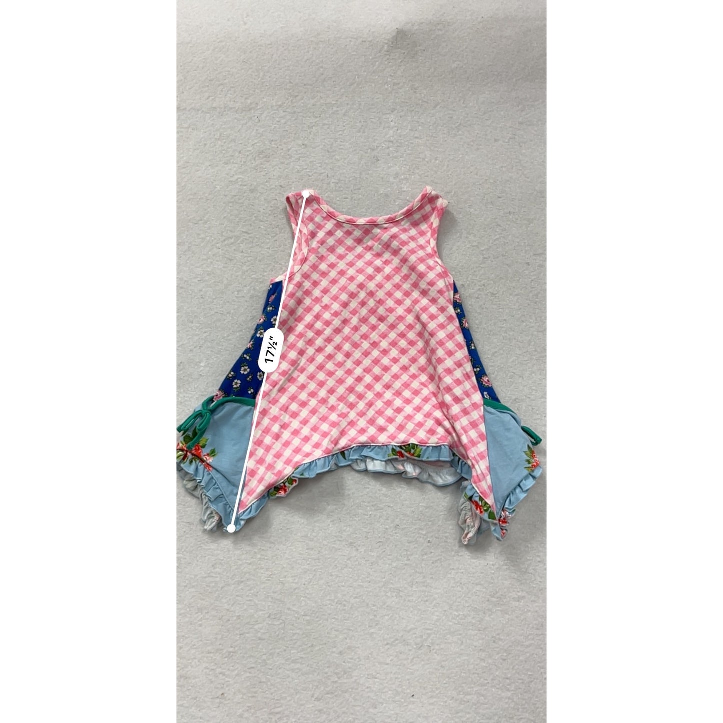 Matilda Jane 2T Pink Gingham & Floral Dress #8485