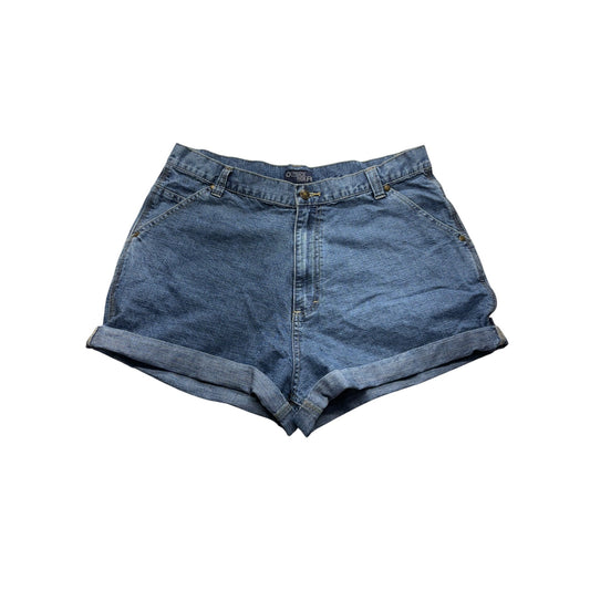 Vintage Outback Rider Denim Shorts Size 16 #7572