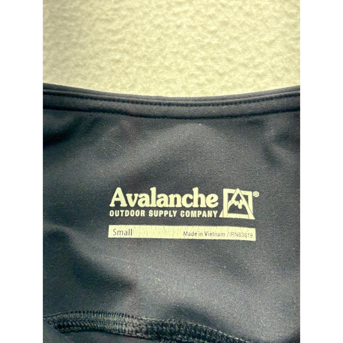 Avalanche Womens Black High-Waisted Leggings With Side Pockets #7435