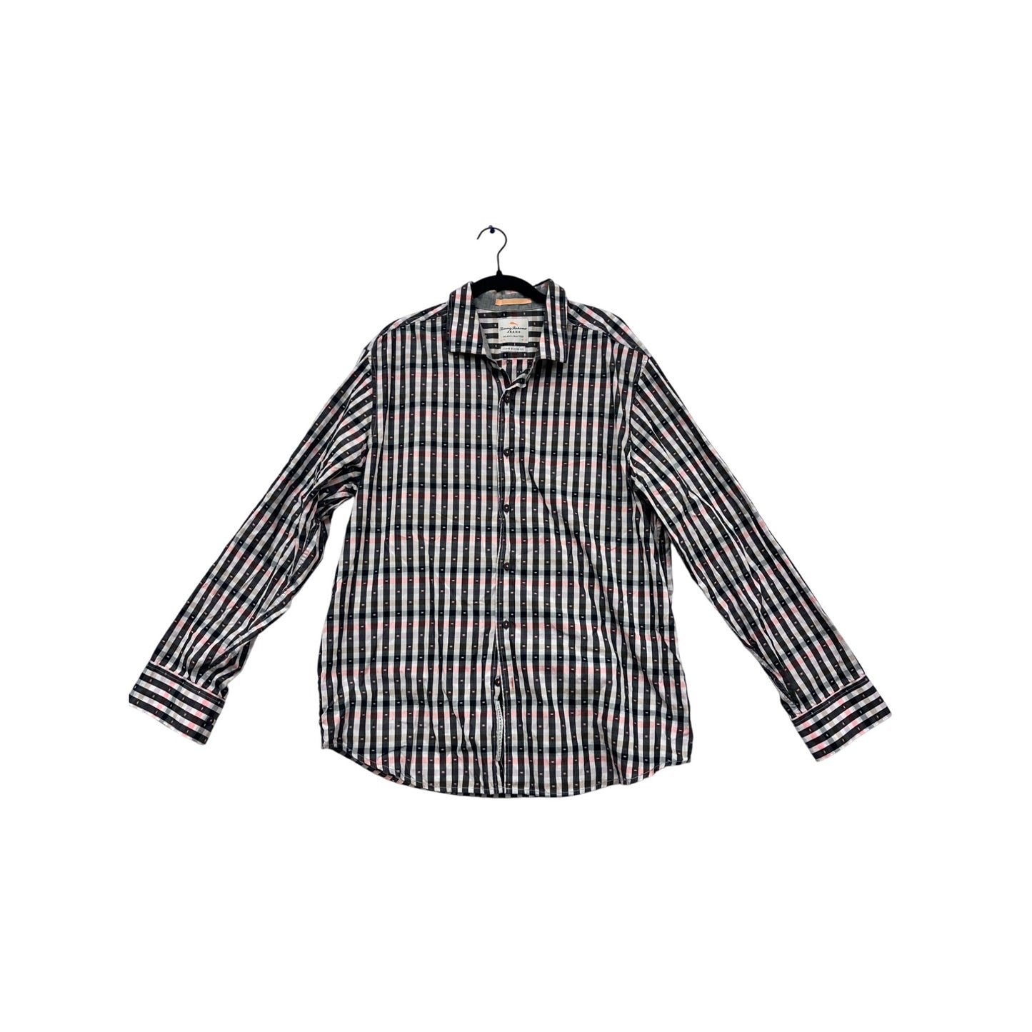 Tommy Bahama Island Modern Fit XL Checkered Shirt #852A