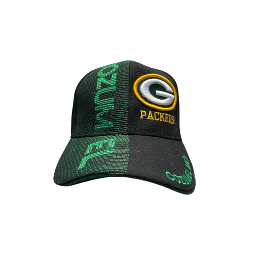 Green Bay Packers Cozumel México Adjustable Baseball Cap Black & Green #9691