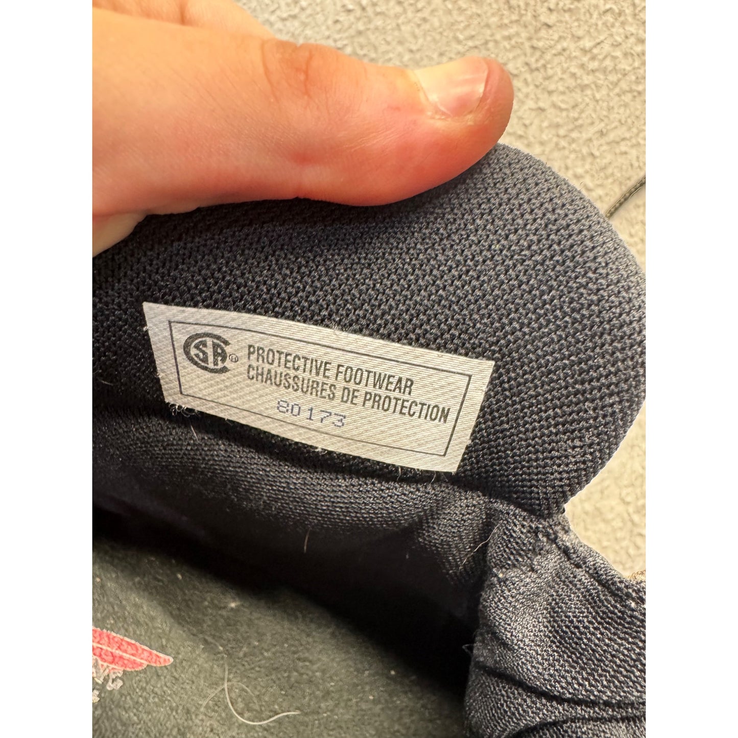 Red Wing Suede Hiking Boots Gray/Black Lace-Up Non-Slip Sole Size 9 #144B