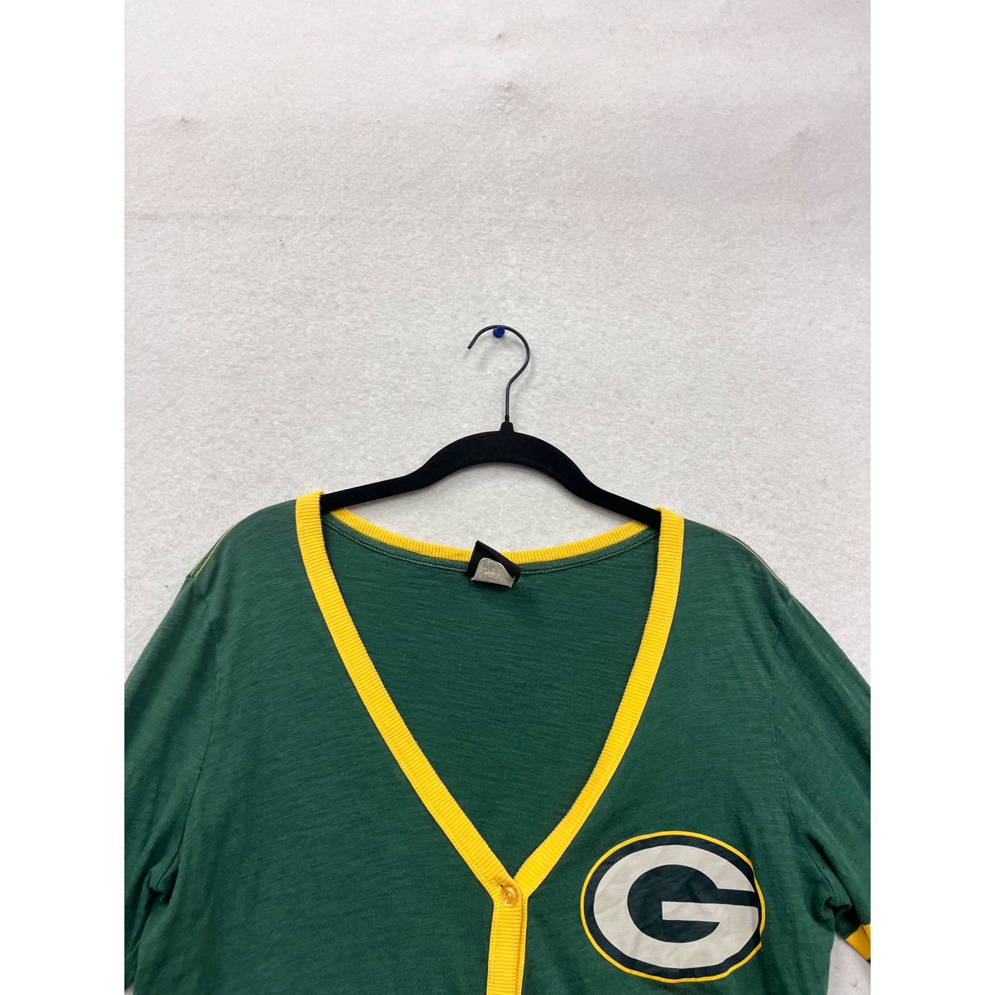 NFL Team Apparel Green Bay Packers Cardigan Sweater #731A