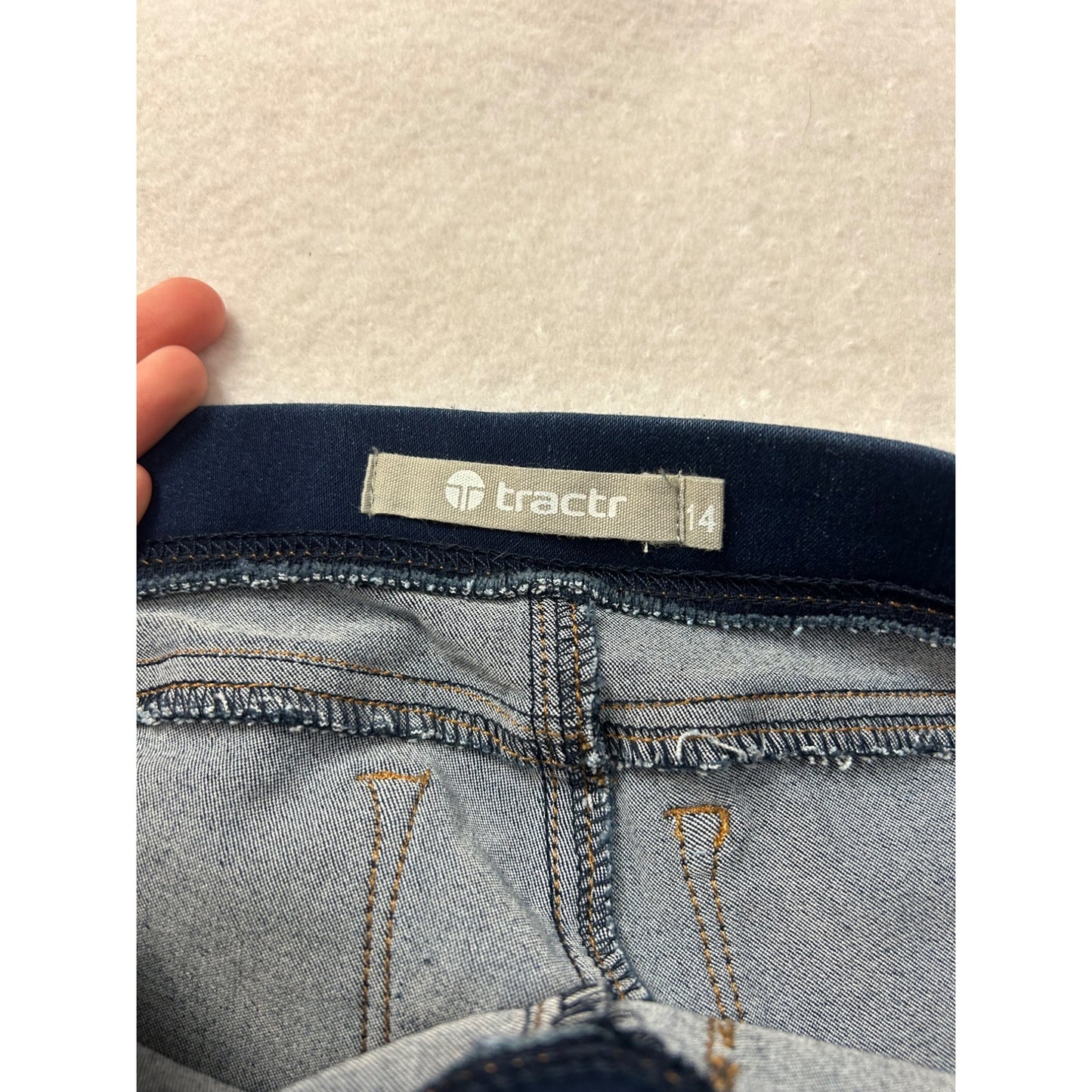 Tractr Dark Wash Jeggings #8584