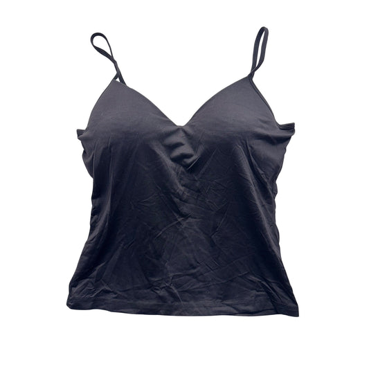 Energie Black Spaghetti Strap Camisole L Nylon Spandex Adjustable Straps #9991