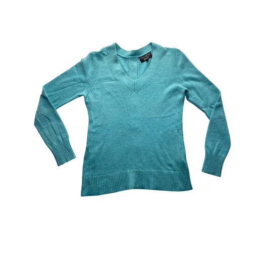 Banana Republic Turquoise V-Neck Sweater #5687