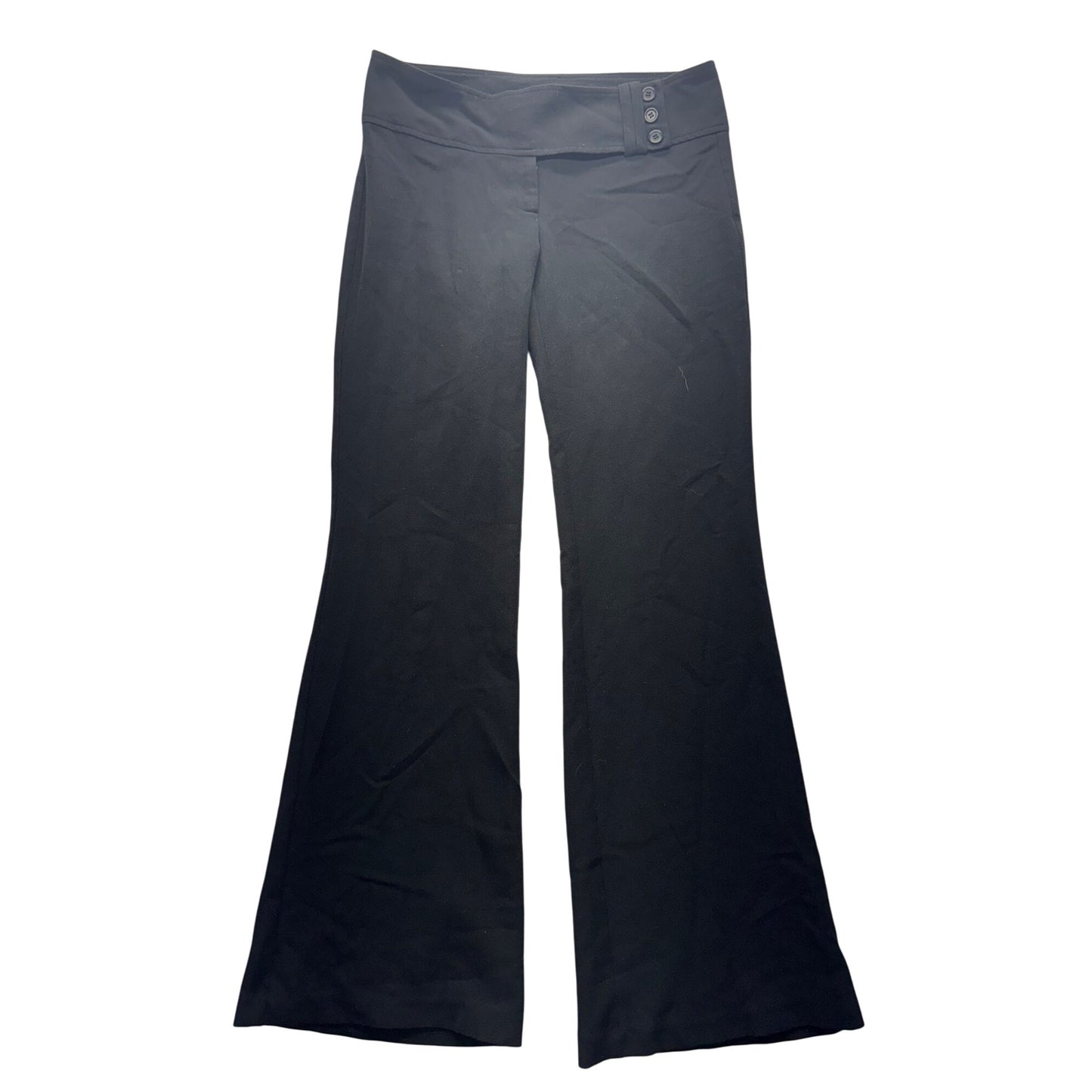 Kimchi Blue Black Wide-Leg Pants With Buttoned Waist Size M #16B