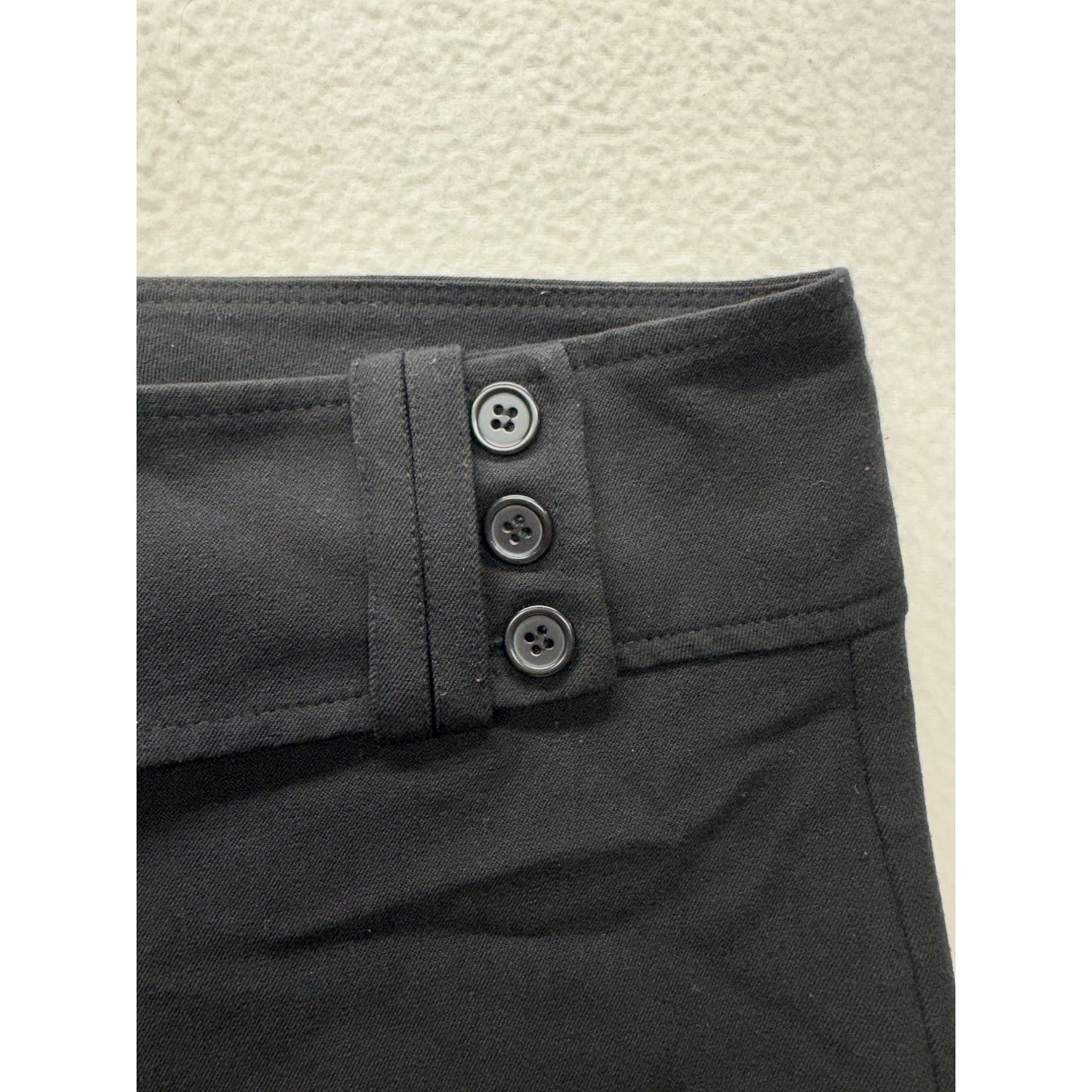 Kimchi Blue Black Wide-Leg Pants With Buttoned Waist Size M #16B