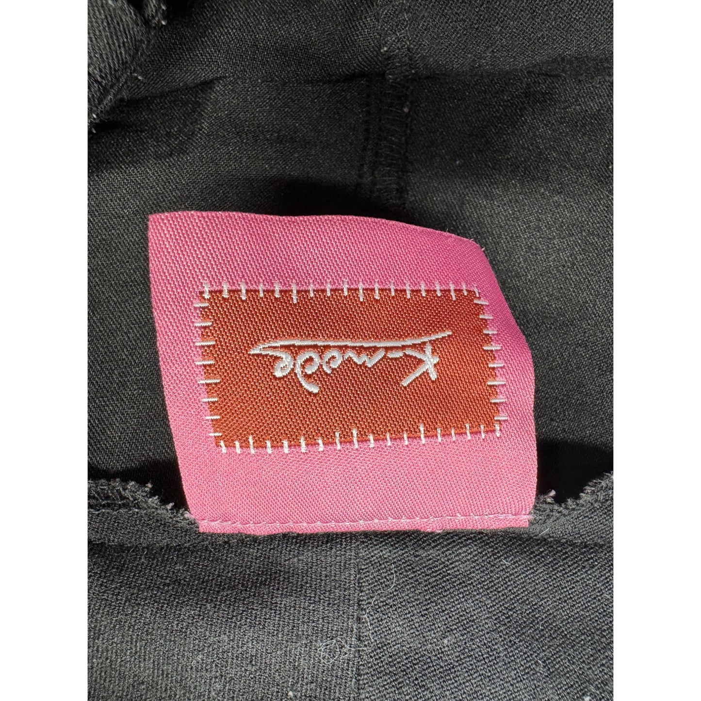 Kimchi Blue Black Wide-Leg Pants With Buttoned Waist Size M #16B