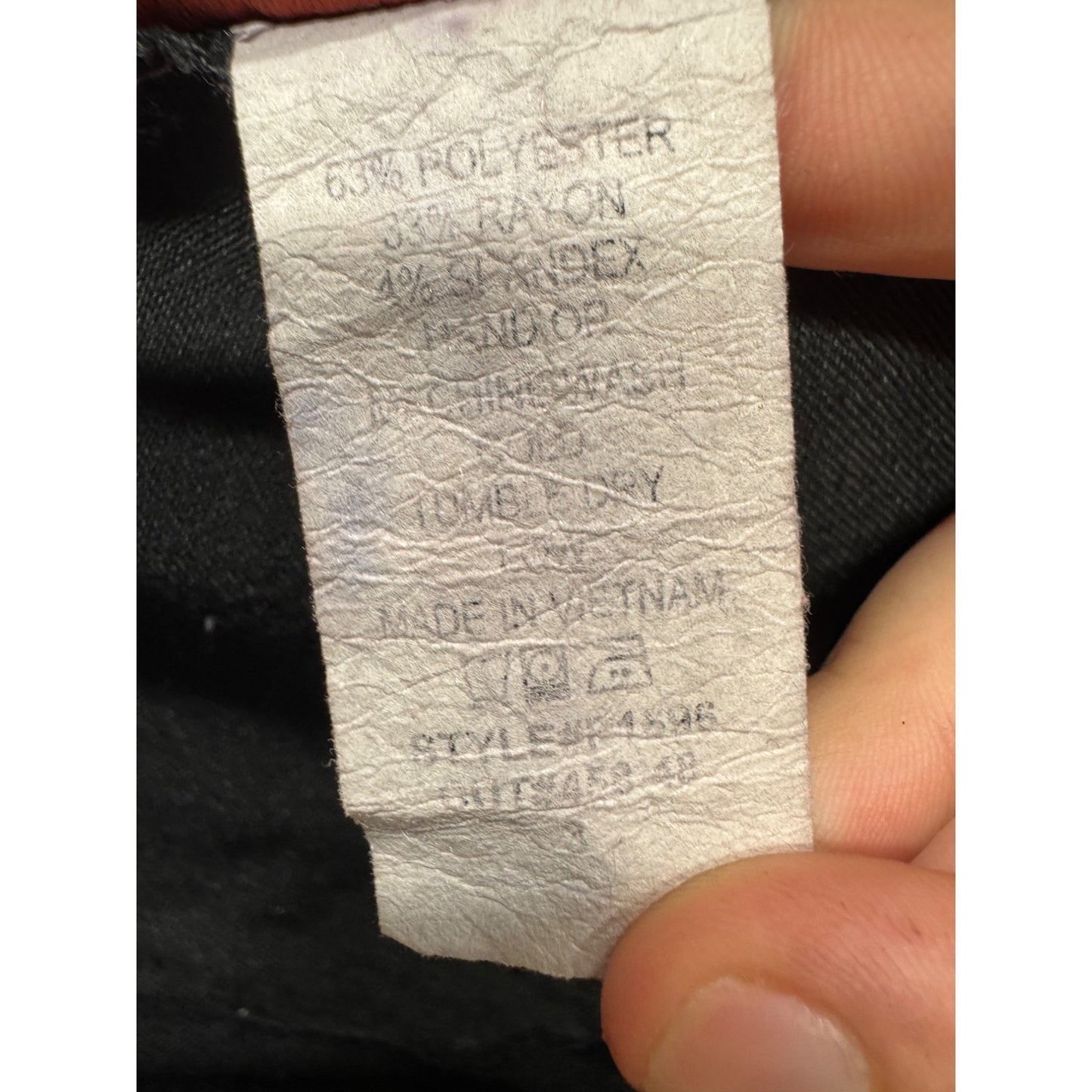 Kimchi Blue Black Wide-Leg Pants With Buttoned Waist Size M #16B