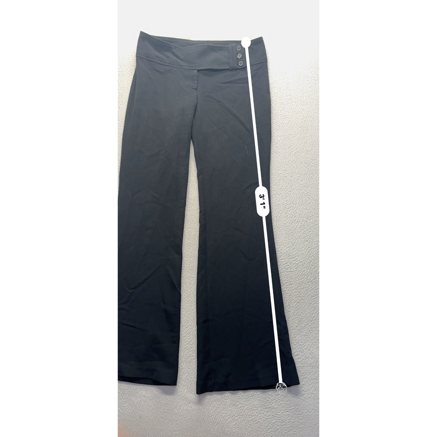 Kimchi Blue Black Wide-Leg Pants With Buttoned Waist Size M #16B