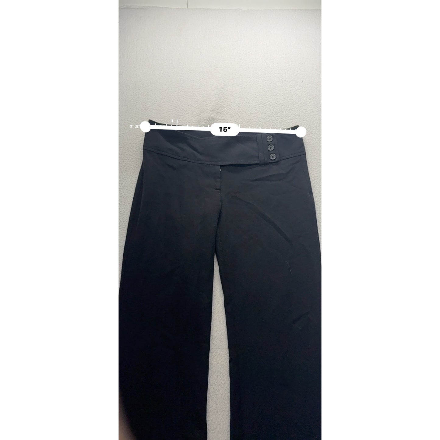 Kimchi Blue Black Wide-Leg Pants With Buttoned Waist Size M #16B