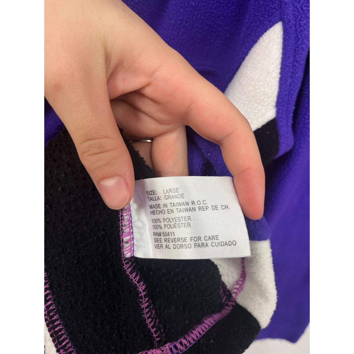 Starter Purple Hooded Fleece Jacket #8558
