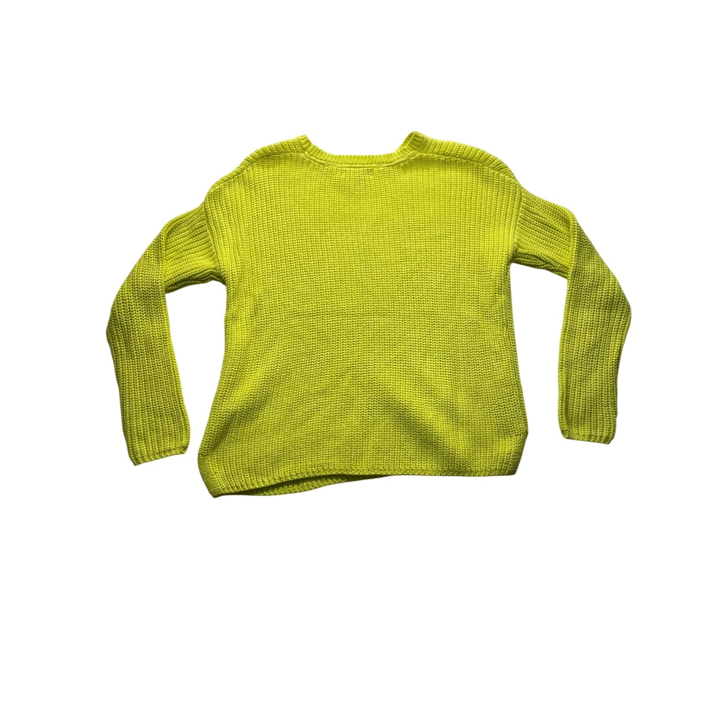 Rachel Zoe Womens Lime Green Knit Sweater #5649