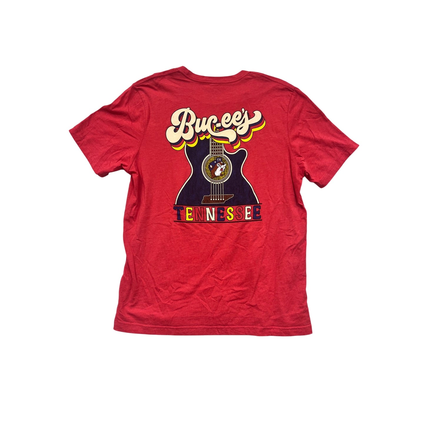 Buc-Ees Tennessee Red Graphic Tee #152A