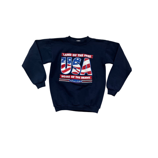 USA Patriotic Sweatshirt Youth XL #251A