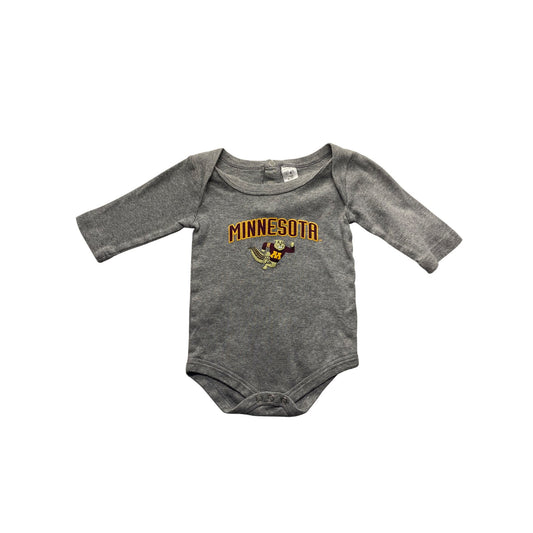 Minnesota Gophers Infant Long-Sleeve Gray jumpsuit #7180