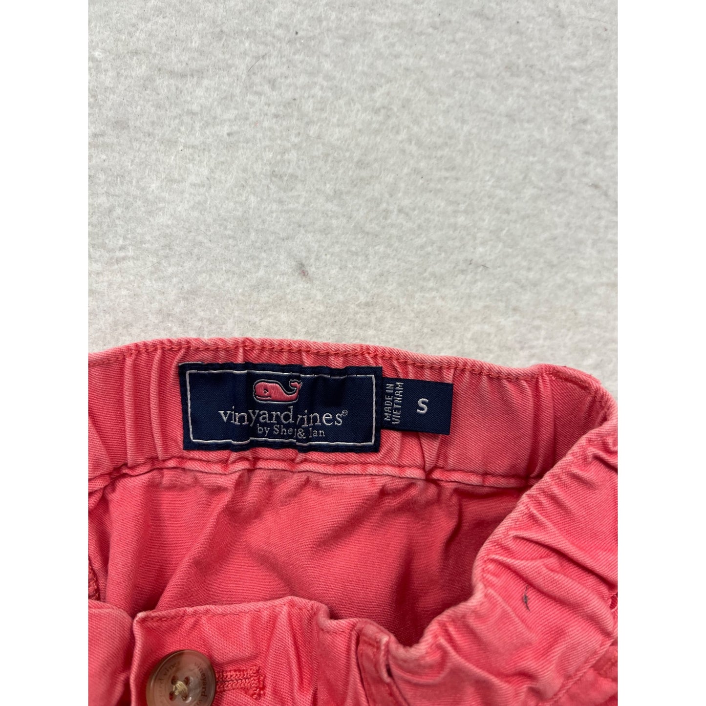 Vineyard Vines Youth Small Pink Cotton Elastic Waist Shorts #155C