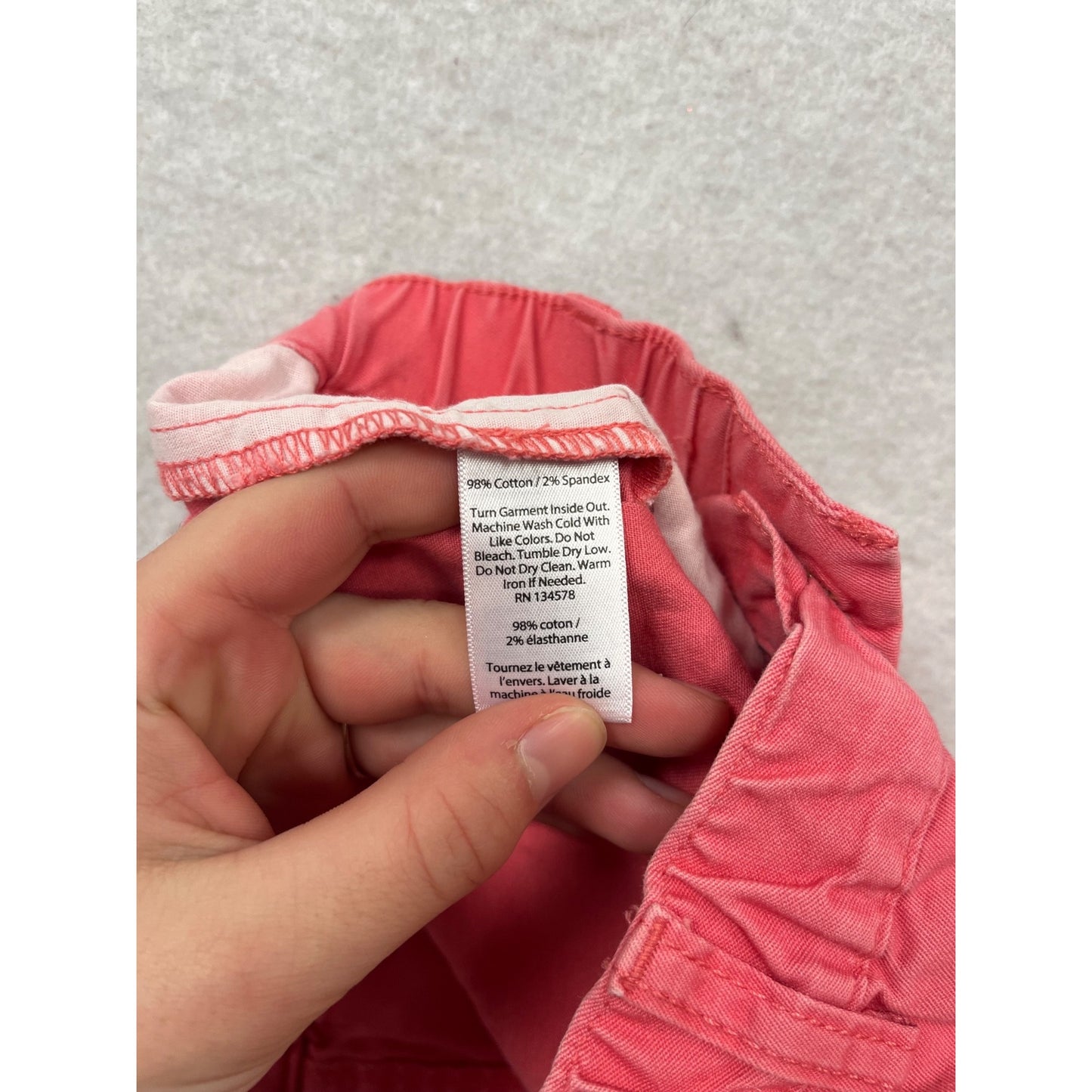 Vineyard Vines Youth Small Pink Cotton Elastic Waist Shorts #155C