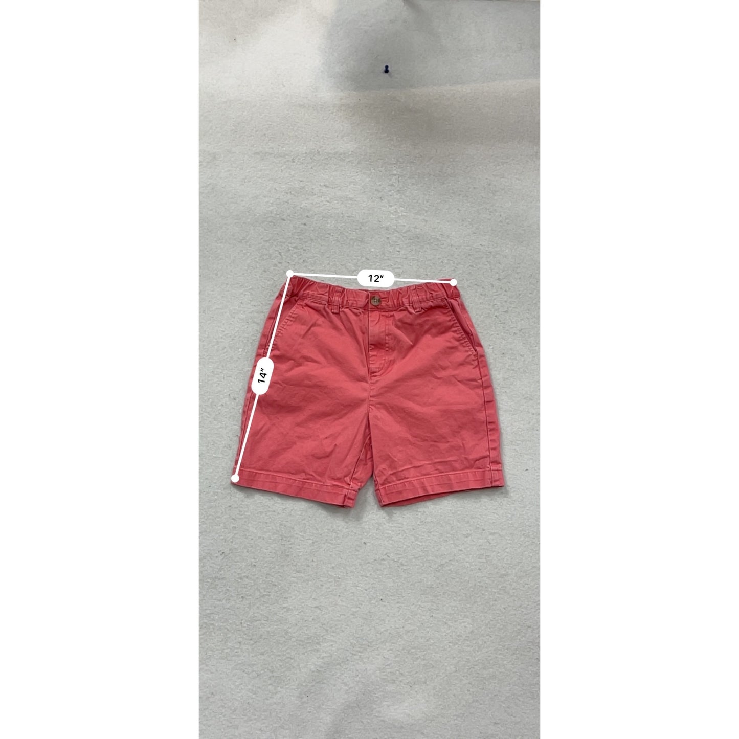 Vineyard Vines Youth Small Pink Cotton Elastic Waist Shorts #155C