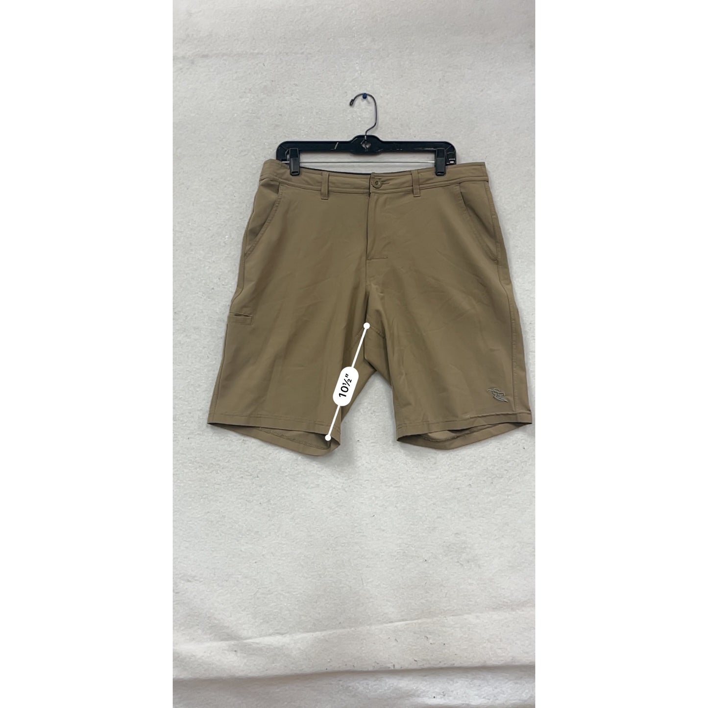 DaHui Khaki Performance Shorts Size 34 #435A