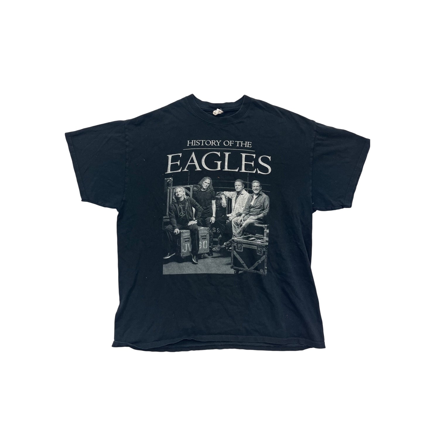 History Of The Eagles 2014 Tour T-Shirt XL Anvil Black #574A