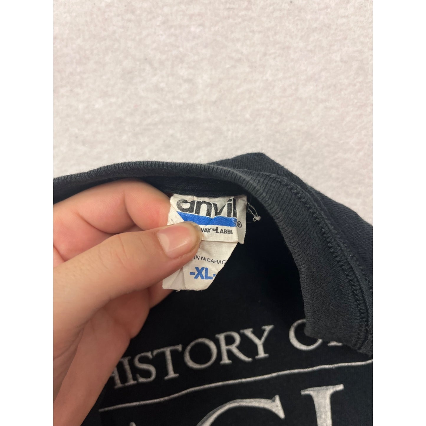 History Of The Eagles 2014 Tour T-Shirt XL Anvil Black #574A